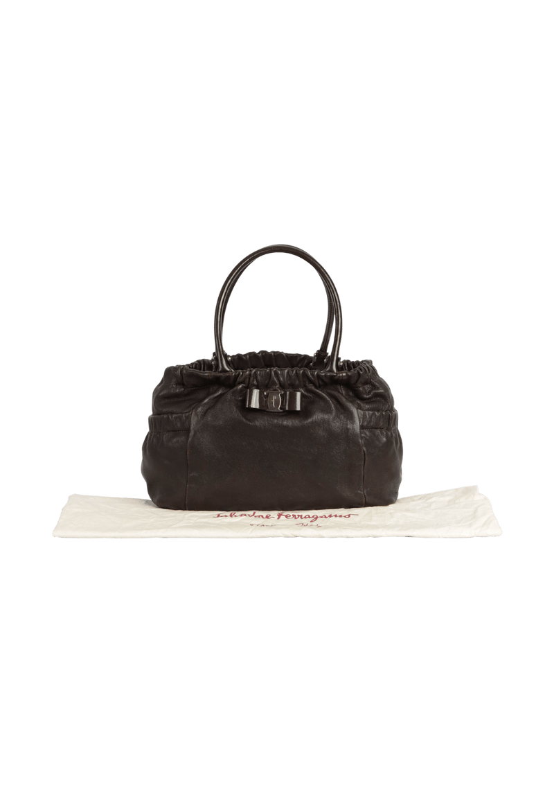 LEATHER HANDLE BAG