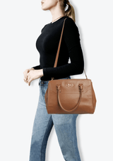 LEATHER SATCHEL BAG