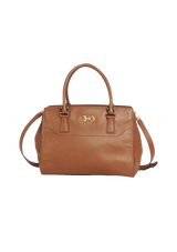 LEATHER SATCHEL BAG