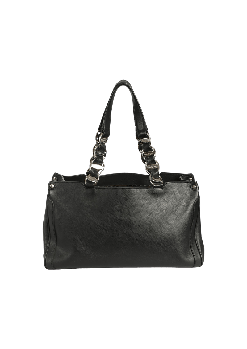 NICOLETTA LEATHER TOTE