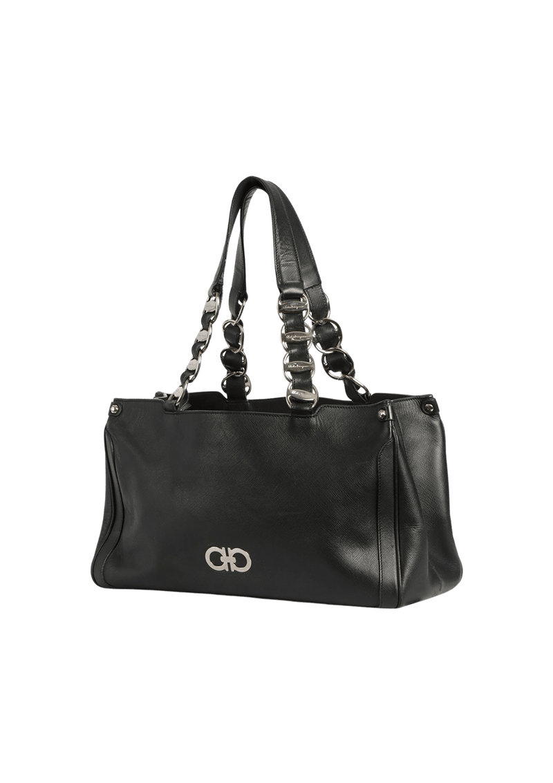 NICOLETTA LEATHER TOTE