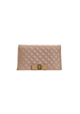 QUILTED VARA BOW WALLET ON CHAIN