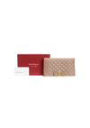 QUILTED VARA BOW WALLET ON CHAIN