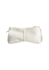 SATIN VARA BOW CLUTCH