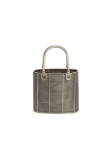 VINTAGE METAL GANCINI CAGE BUCKET BAG