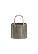 VINTAGE METAL GANCINI CAGE BUCKET BAG