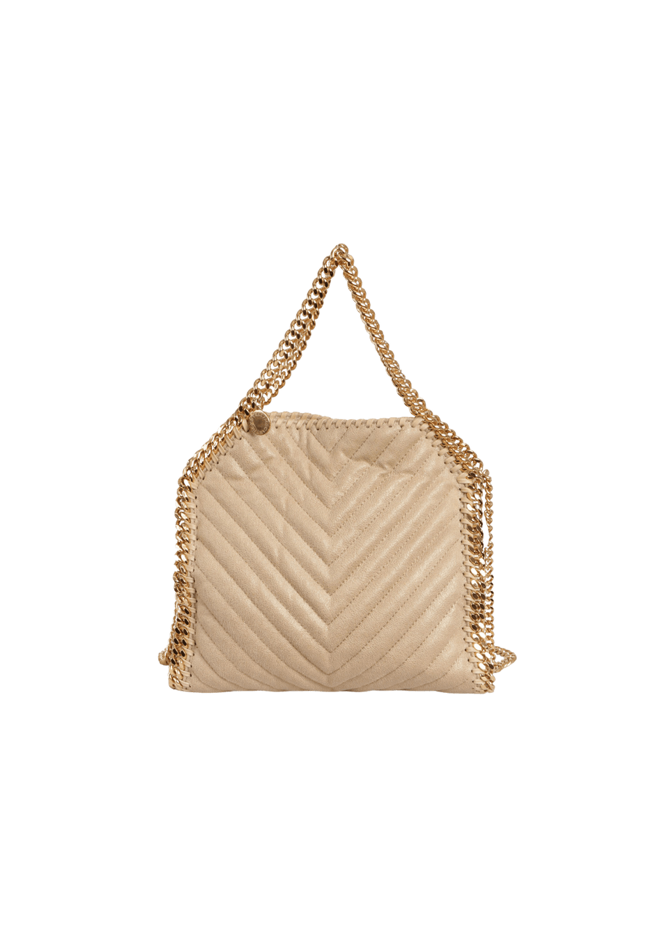 BOLSA STELLA MCCARTNEY FALABELLA MINI TOTE BAG BEGE ORIGINAL – Gringa