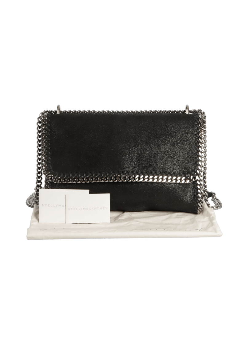 LARGE FALABELLA FLAP SHOULDER BAG