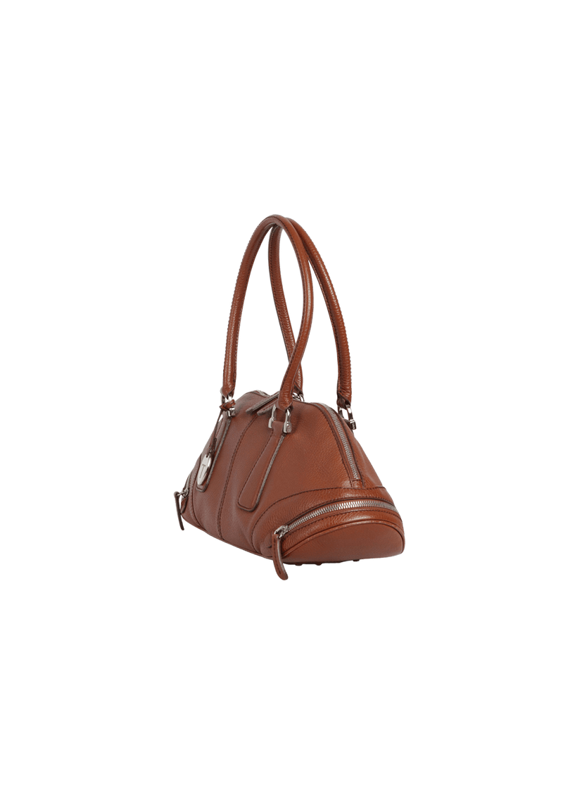 LEATHER HANDLE BAG