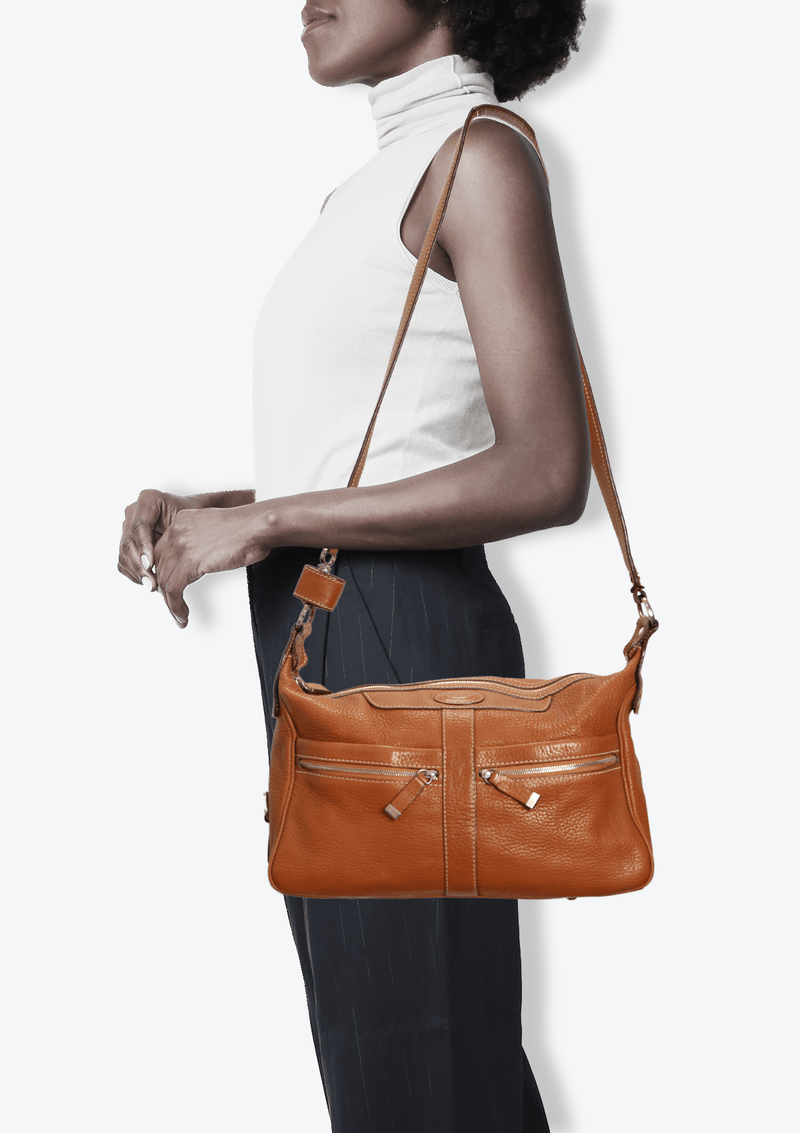 LEATHER SHOULDER BAG