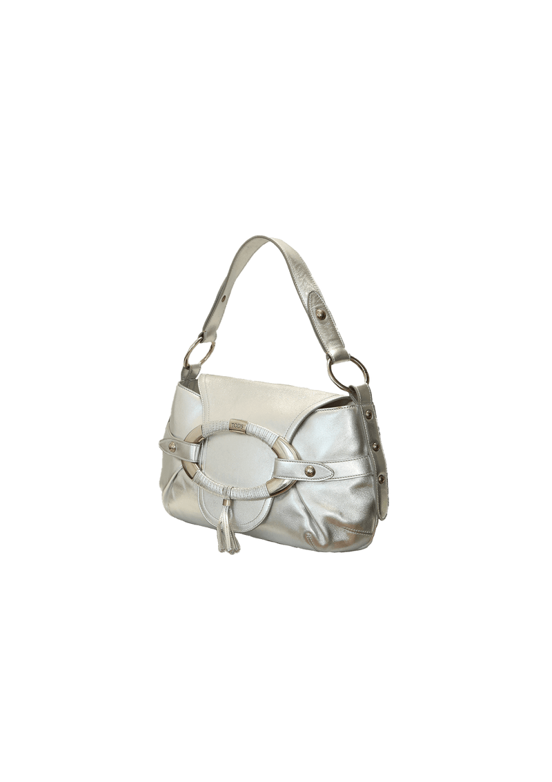 METALLIC BOOMERANG BAG