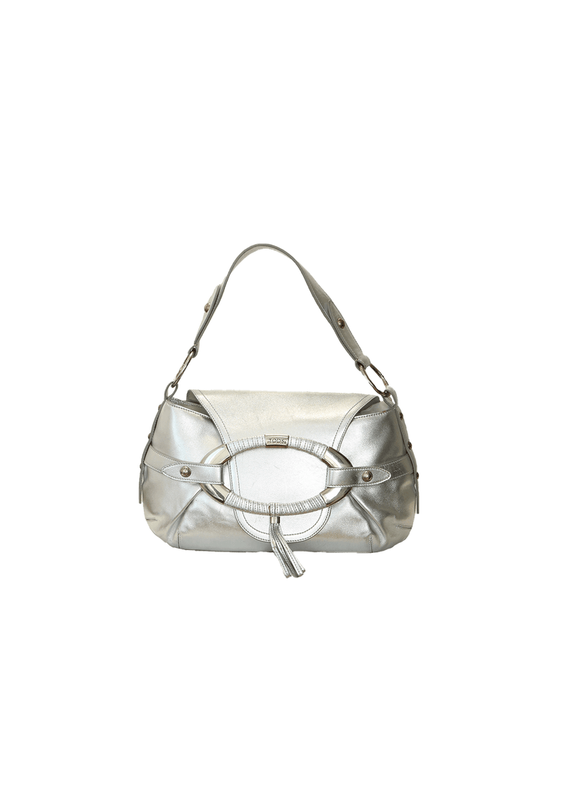 METALLIC BOOMERANG BAG