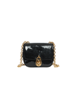 LEATHER CHAIN-LINK BAG