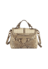 797 PYTHON EMBOSSED SATCHEL BAG