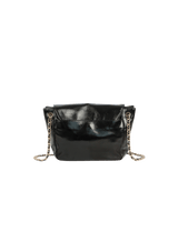 CHARLIE PATENT LEATHER FLAP BAG