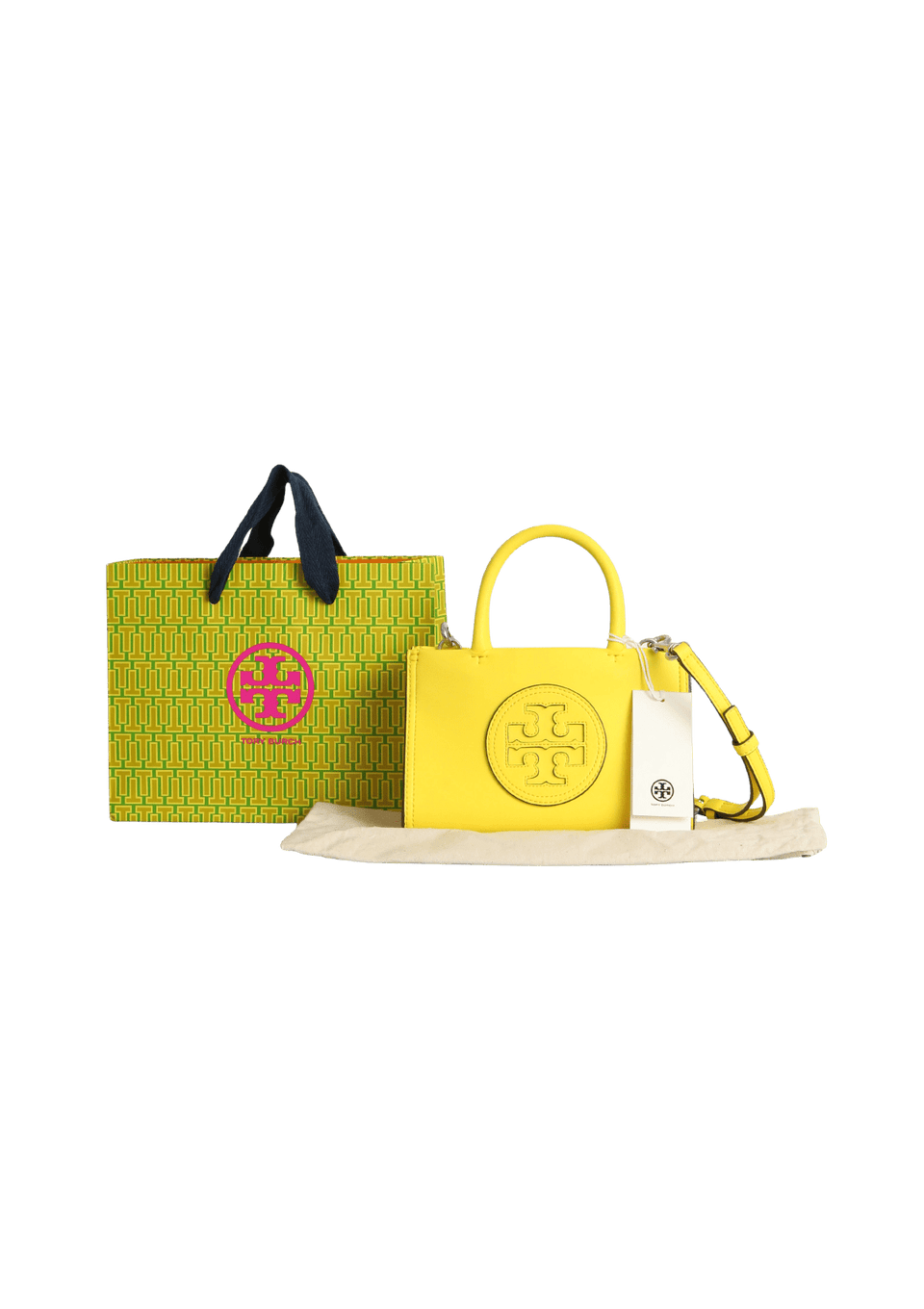 BOLSA TORY BURCH ELLA TOTE BAG MARROM ORIGINAL – Gringa