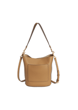 LEATHER BUCKET BAG