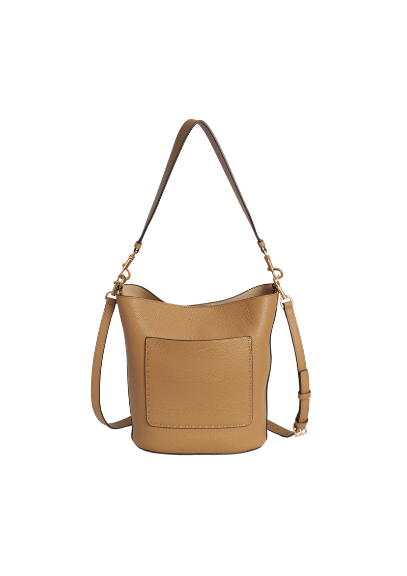 LEATHER BUCKET BAG