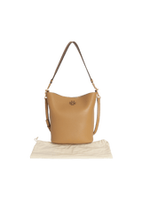 LEATHER BUCKET BAG