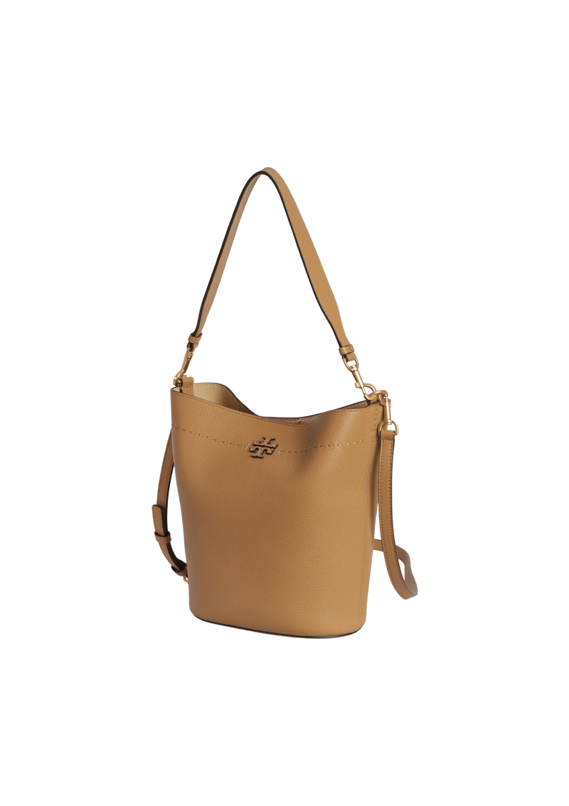 LEATHER BUCKET BAG