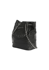 LEATHER BUCKET BAG