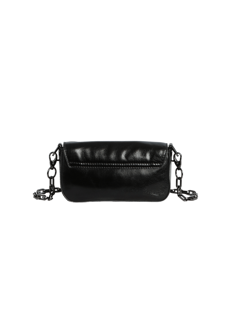 LEATHER CHAIN-LINK BAG