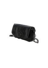 LEATHER CHAIN-LINK BAG