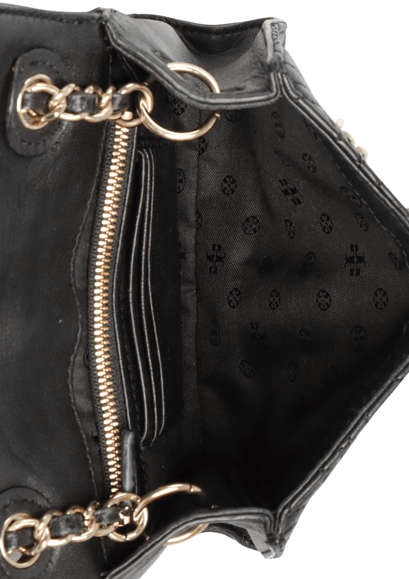 LEATHER FLAP BAG