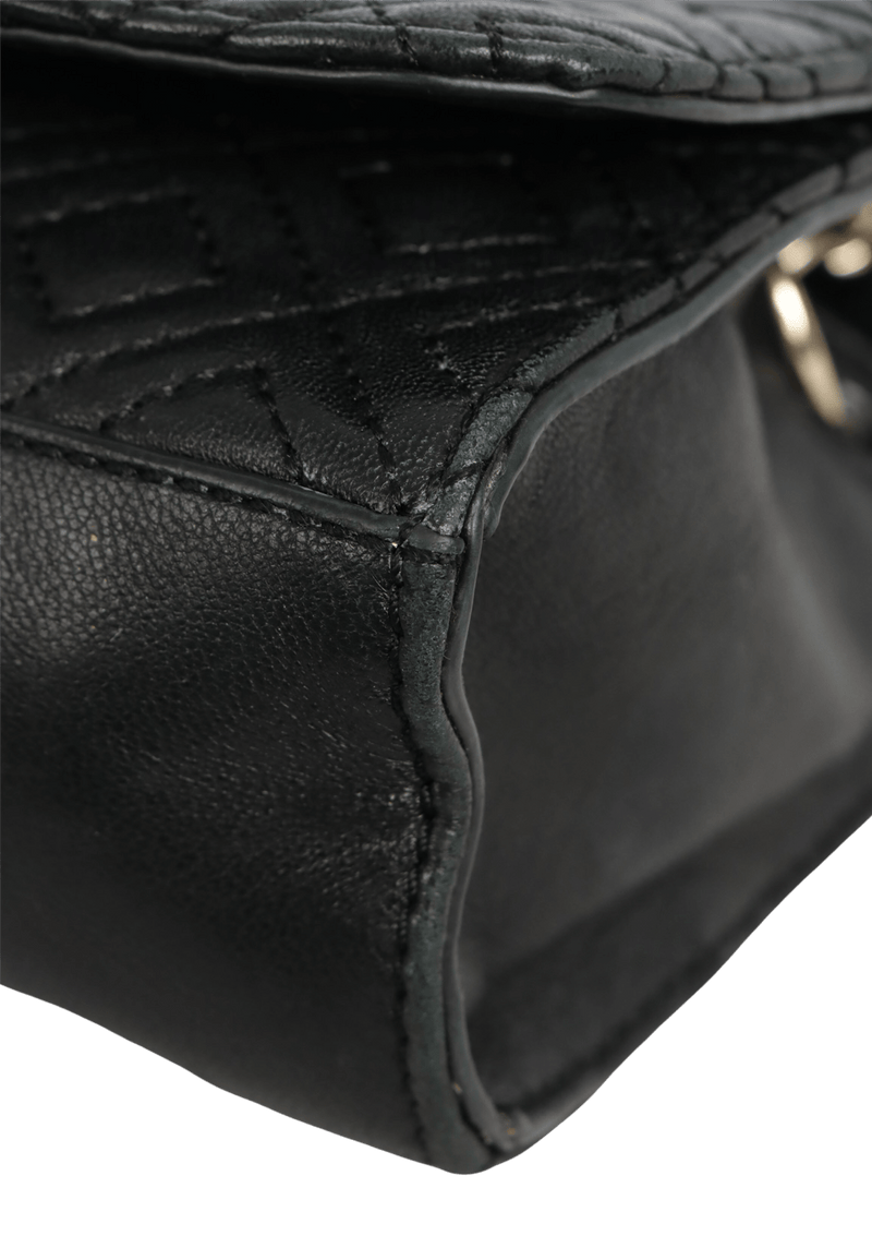 LEATHER FLAP BAG