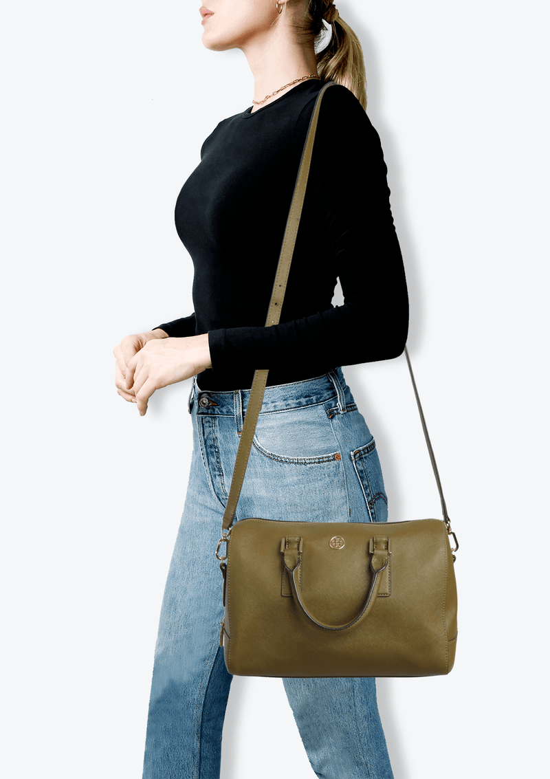 LEATHER SATCHEL BAG