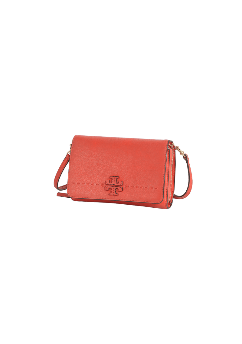 LEATHER WALLET ON STRAP