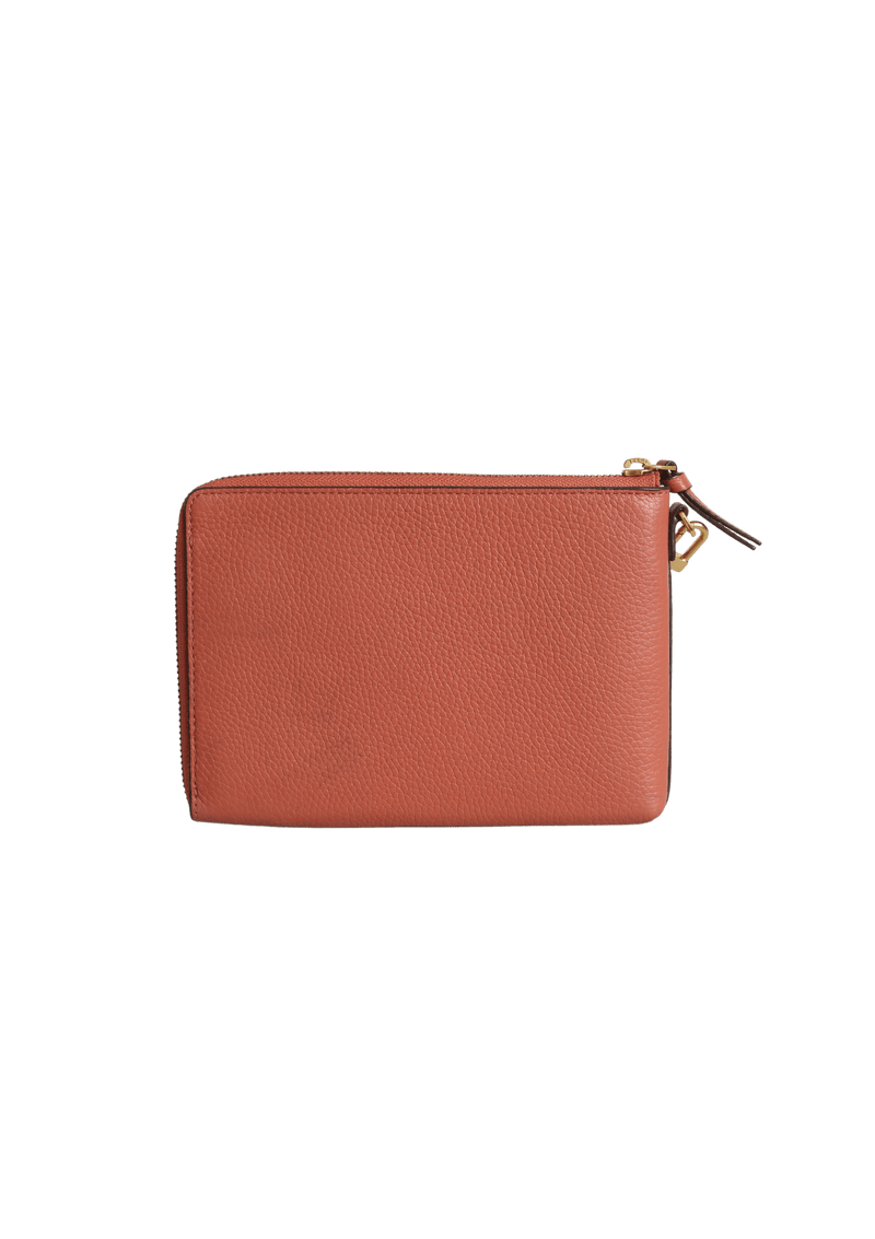 LEATHER WRISTLET