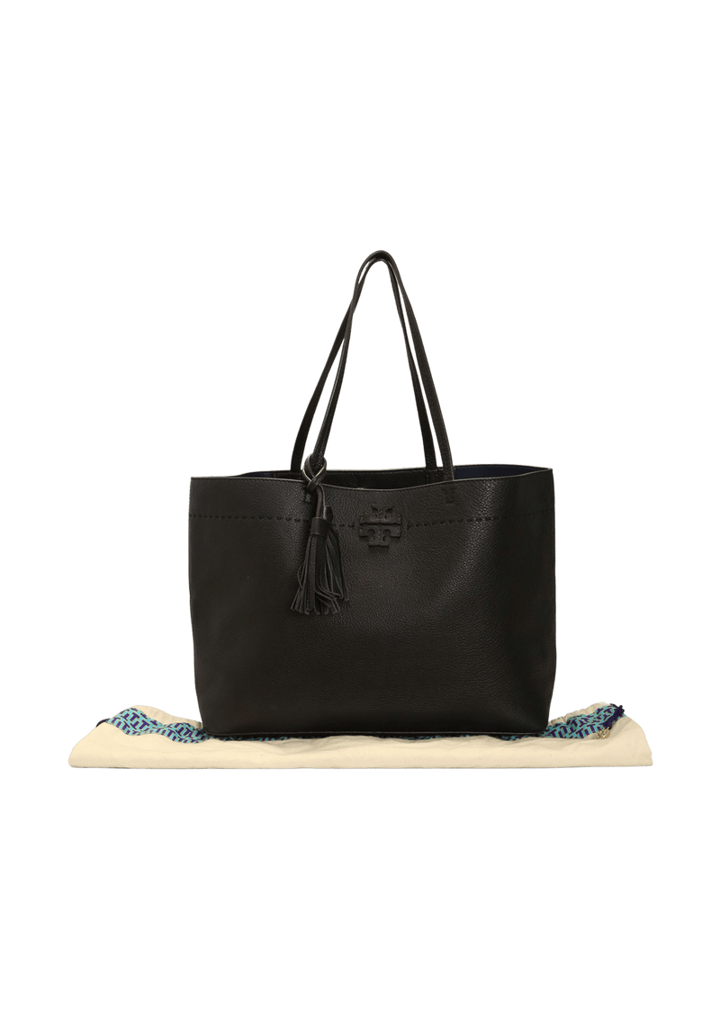 MCGRAW LEATHER TOTE