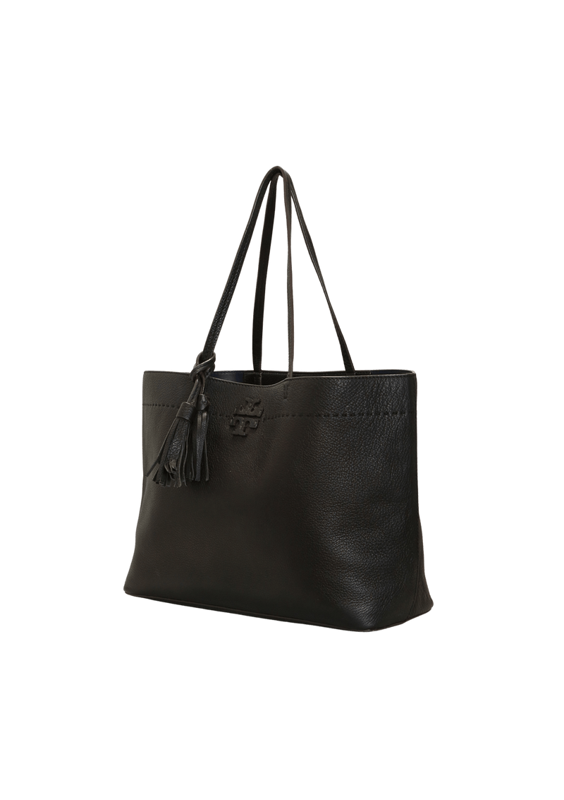 MCGRAW LEATHER TOTE