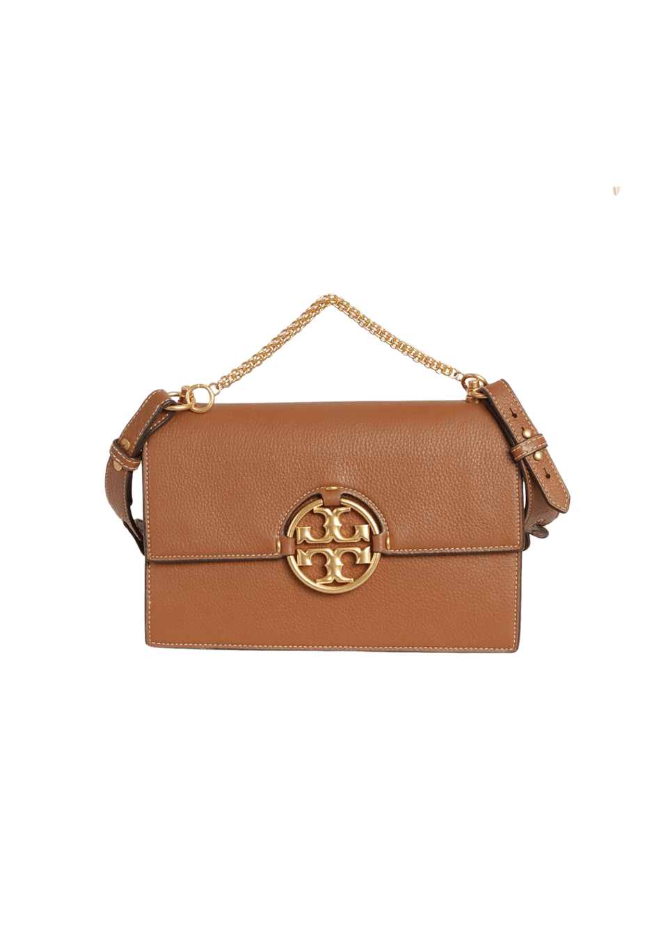 BOLSA TORY BURCH MILLER SHOULDER BAG MARROM ORIGINAL – Gringa
