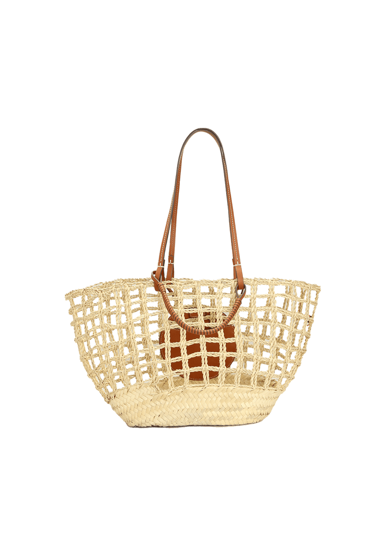 STRAW BASKET TOTE