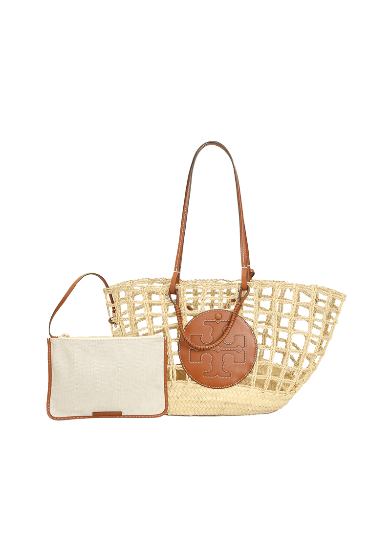 STRAW BASKET TOTE