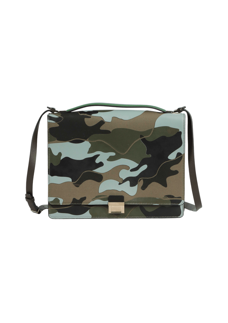 CAMOUFLAGE FLAP BAG