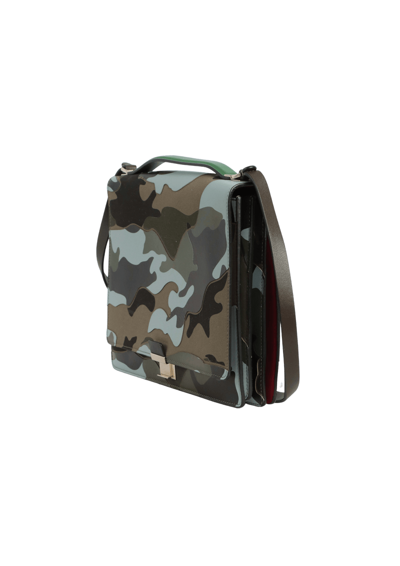 CAMOUFLAGE FLAP BAG