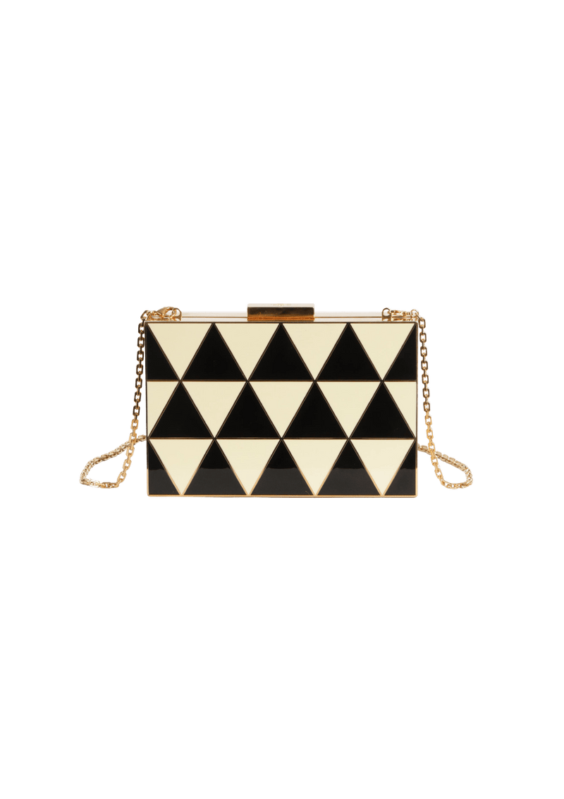 GEOMETRIC BOX CLUTCH