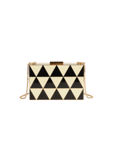 GEOMETRIC BOX CLUTCH