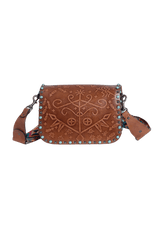 GUITAR ROLLING ROCKSTUD SANTERIA FLAP BAG