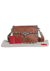 GUITAR ROLLING ROCKSTUD SANTERIA FLAP BAG