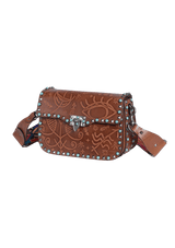 GUITAR ROLLING ROCKSTUD SANTERIA FLAP BAG