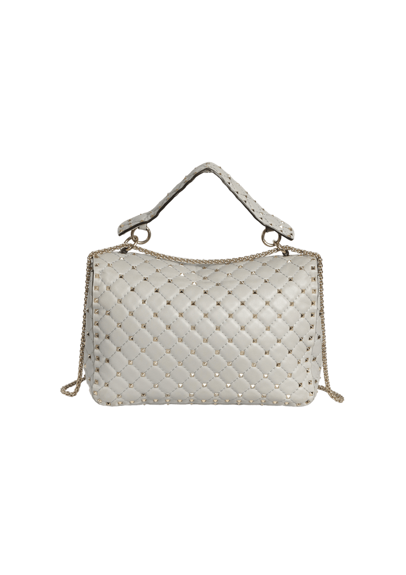 LARGE ROCKSTUD SPIKE FLAP BAG