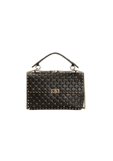 LARGE ROCKSTUD SPIKE FLAP BAG