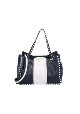 MEDIUM FREE ROCKSTUD BICOLOR TOTE