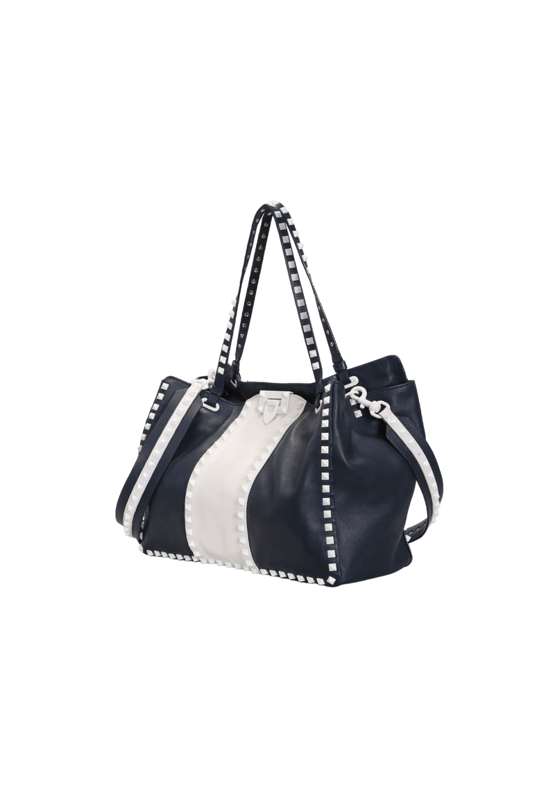 MEDIUM FREE ROCKSTUD BICOLOR TOTE