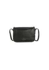 MEDIUM ROLLING ROCKSTUD FLAP BAG