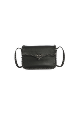 MEDIUM ROLLING ROCKSTUD FLAP BAG